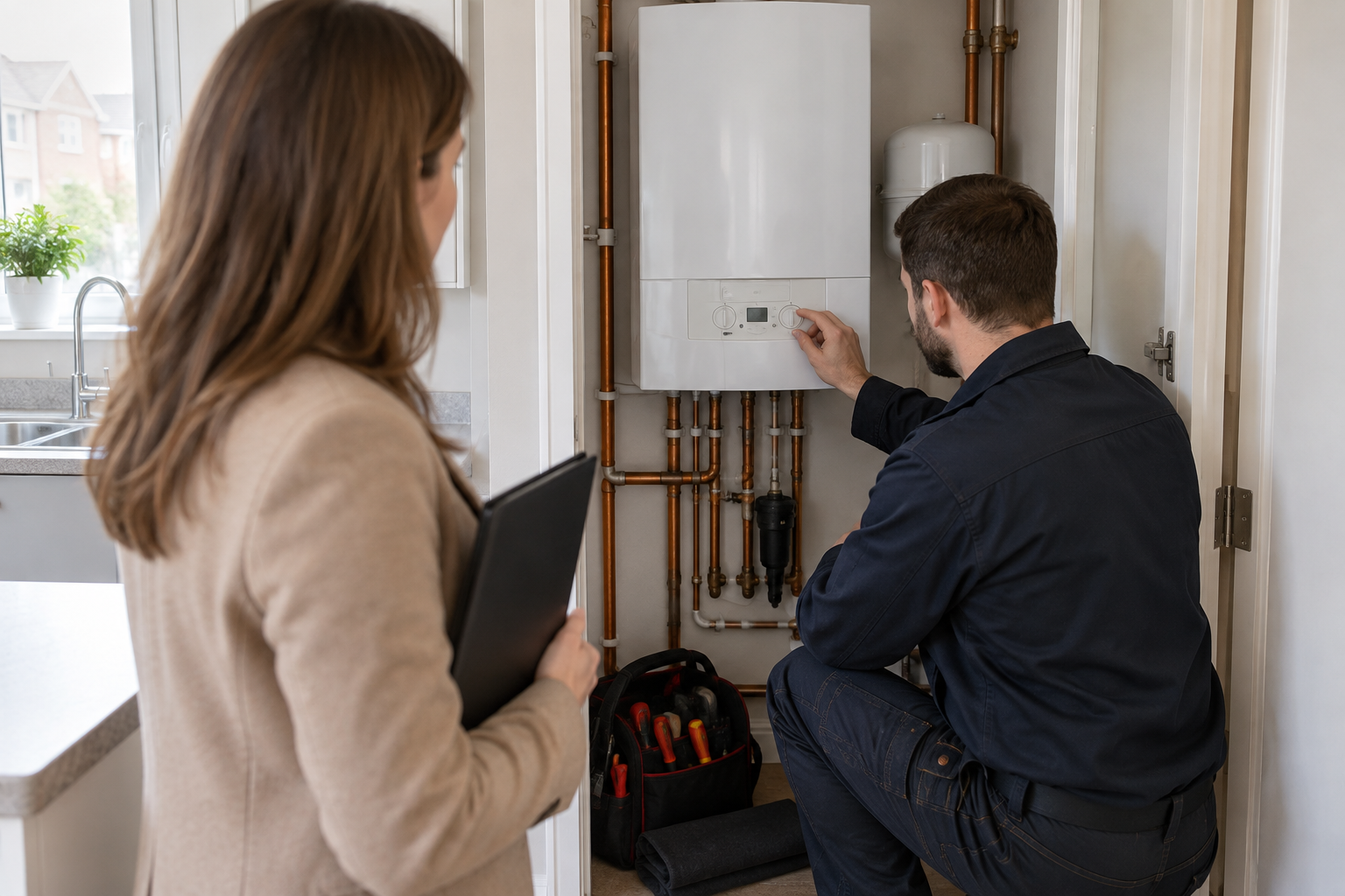 Routine building safety inspections supporting a UK property manager’s compliance records.